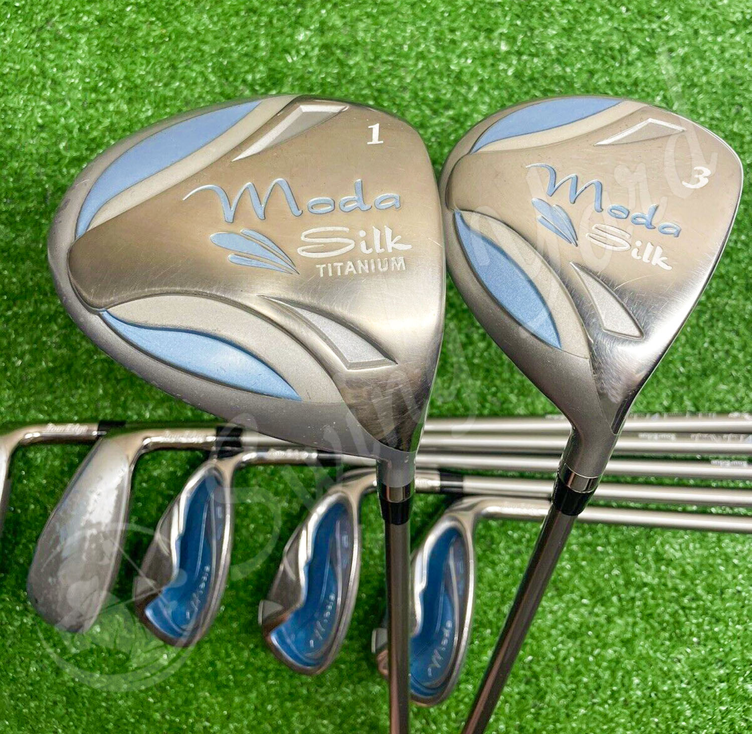 The fairway wood and driver of Tour Edge Moda Silk